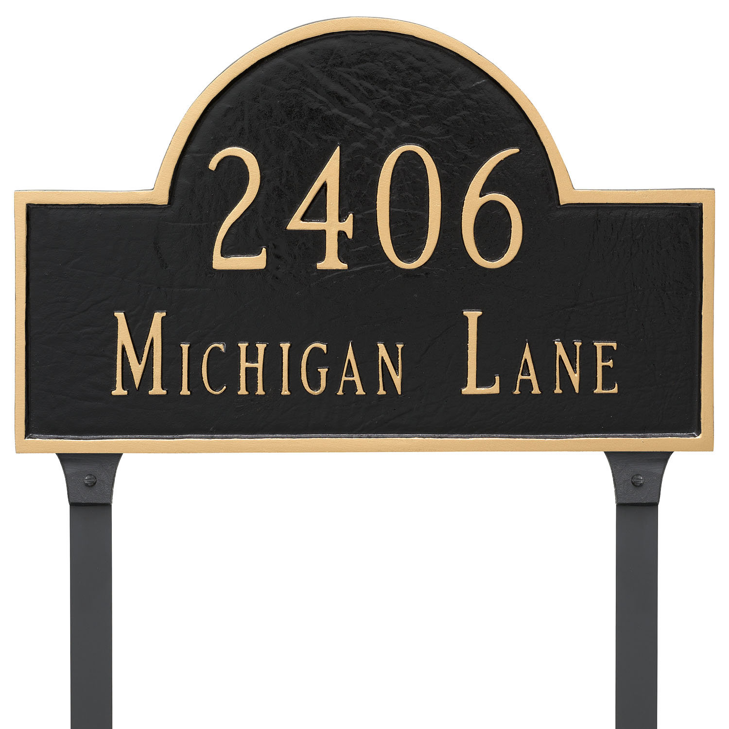 Montague Metal Products 2Line Lawn Address Sign & Reviews Wayfair.ca